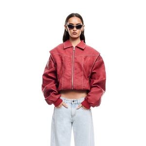 Lioness Red Bomber Jacket